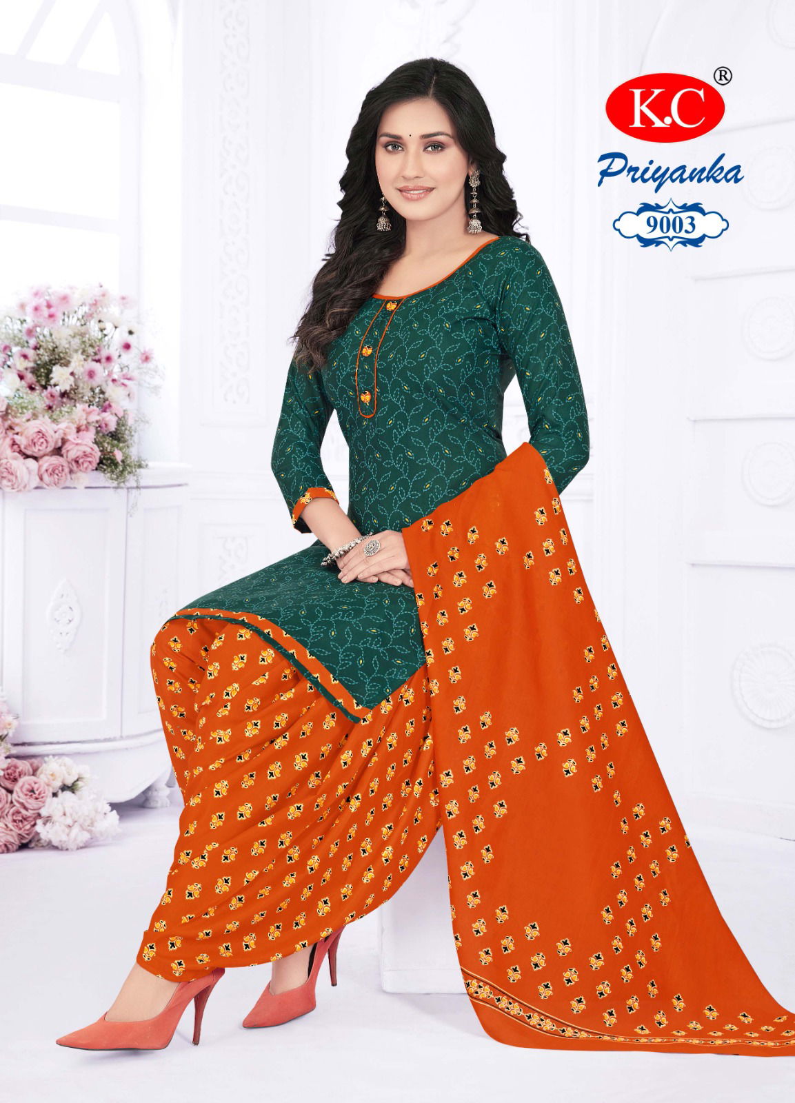 Priyanka Vol 9 By Kc Cotton Printed Readymade Dress Wholesale Shop In Surat
